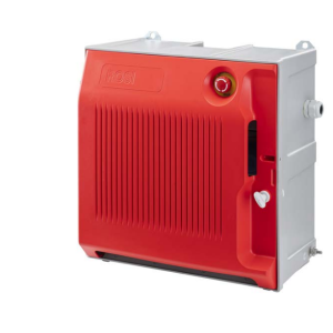 Quadro asc  4x3p 16a 14kw con pulsante di emergenza rosso - 1003101