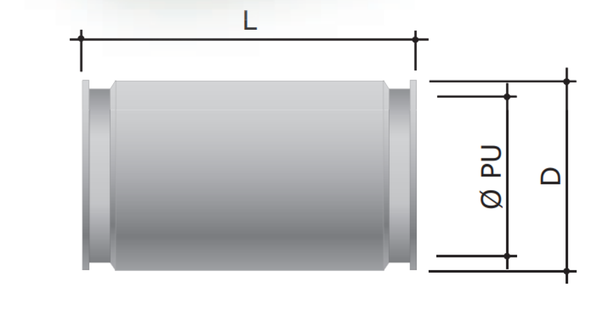 Raccordo rapido tubo-tubo DKC Europe diametro 32mm - 6110-32N 02