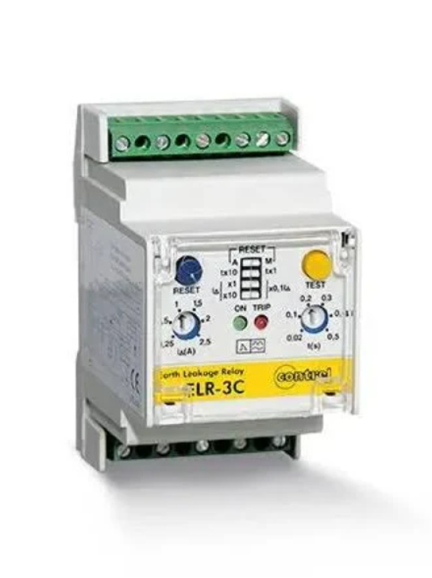 Rele differenziale Contrel Elettronica 3 moduli DIN 110V - 3EL10Q 01