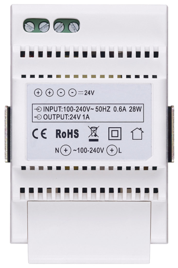 Kit videocitofonico Vimar Elvox monitor + alimentatore + posto esterno + distributore bus - K42931 03