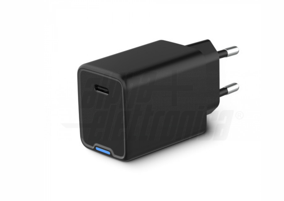 Caricabatterie USB-C Alpha Elettronica 45W 3000mA nero - KD530045 01