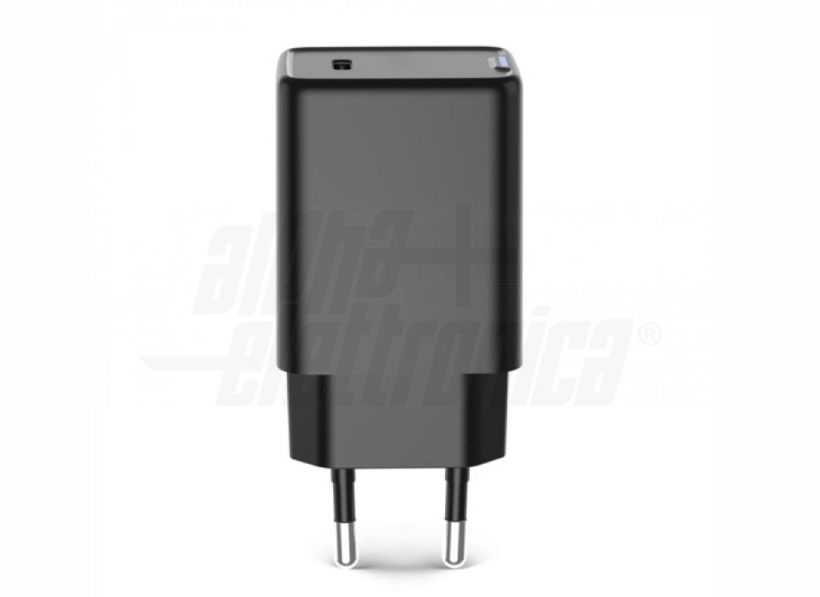 Caricabatterie USB-C Alpha Elettronica 45W 3000mA nero - KD530045 02