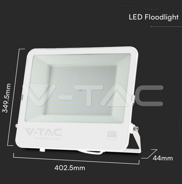 Proiettore led V-tac chip Samsung 200W 6400K bianco VT-44204 -  23603 04