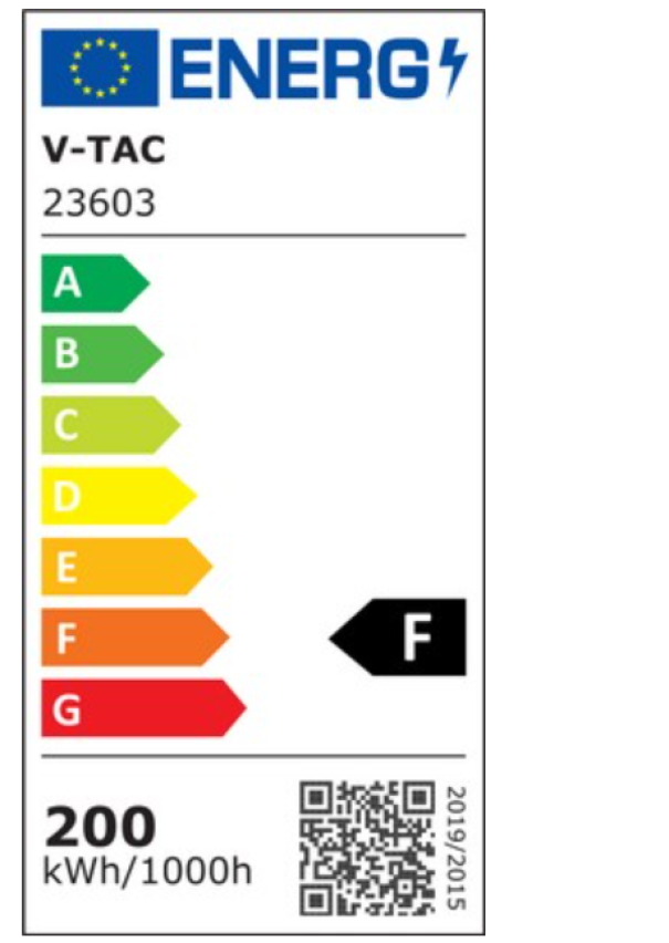 Proiettore led V-tac chip Samsung 200W 6400K bianco VT-44204 -  23603 06