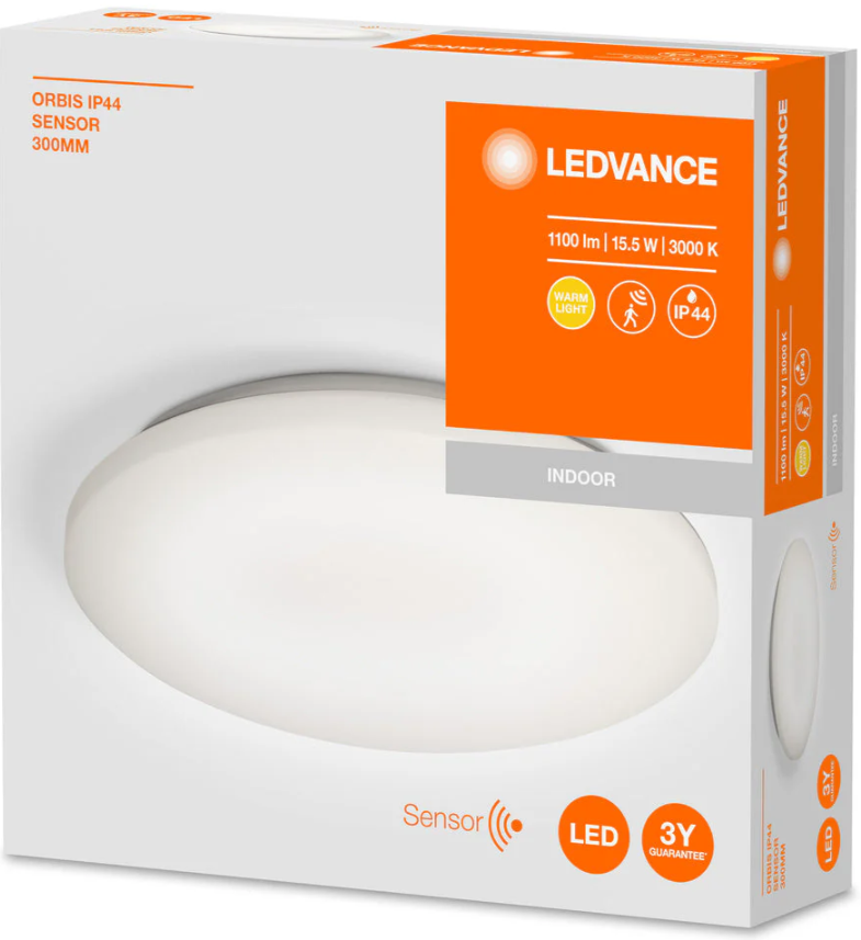 Plafoniera led Ledvance Orbis 15.5W 3000K bianco - LUM651814 01