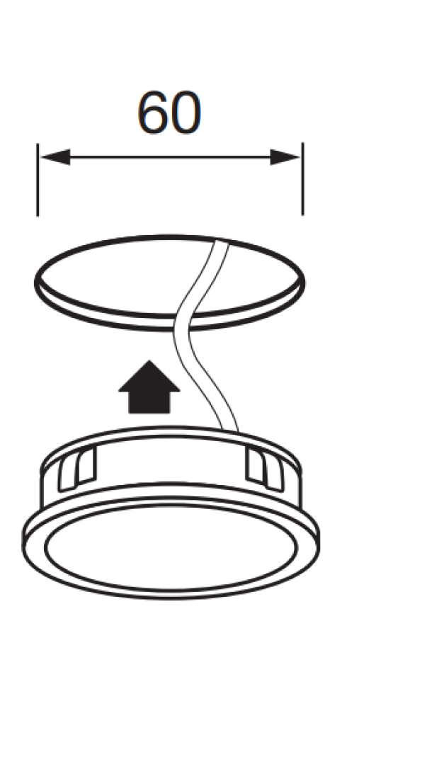 Faretti led ad incasso Ledvance 3x3W 3000K bianco 3pz - LUM791565 04