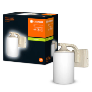 Lampada da parete  endura classic lantern 1xe27 max 60w legno - lum392625