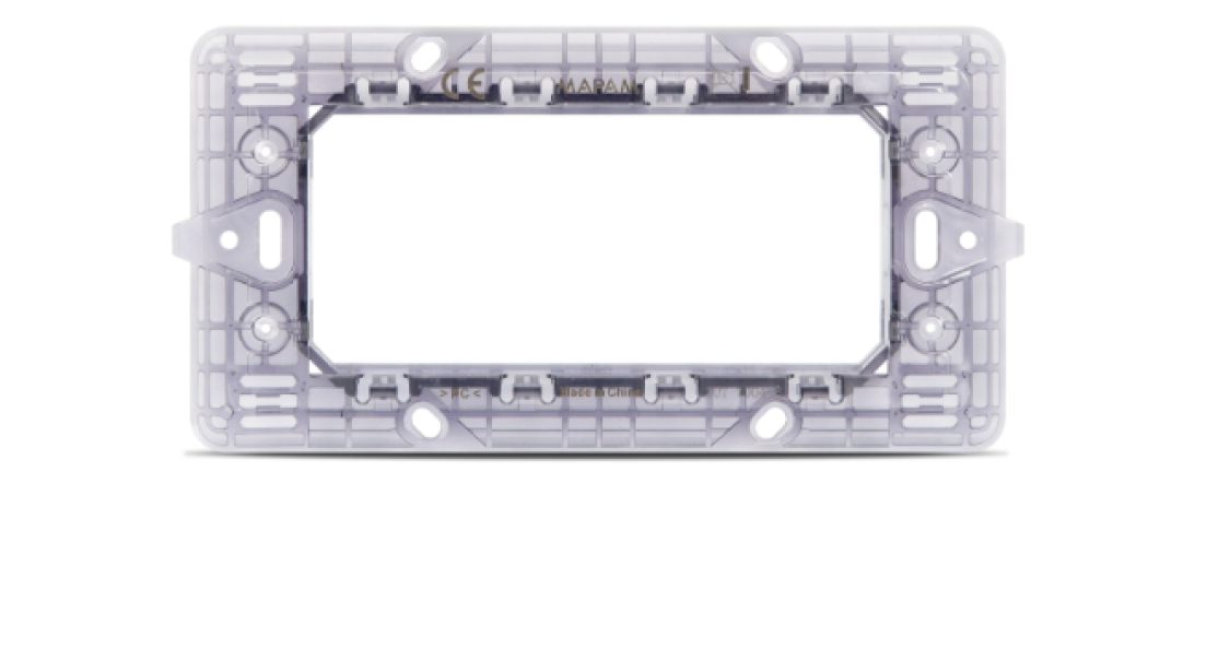 Supporto Joy compatibile Bticino Matix 4 moduli -  7004-B 01