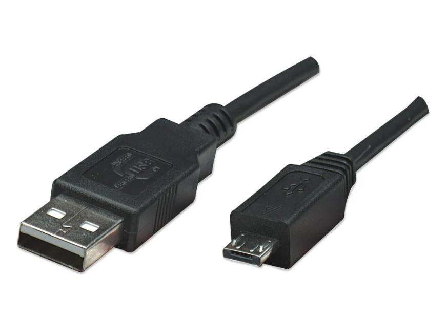 Cavo USB IC Intracom USB-A maschio / micro USB-A da 1.8m nero - 307215 01