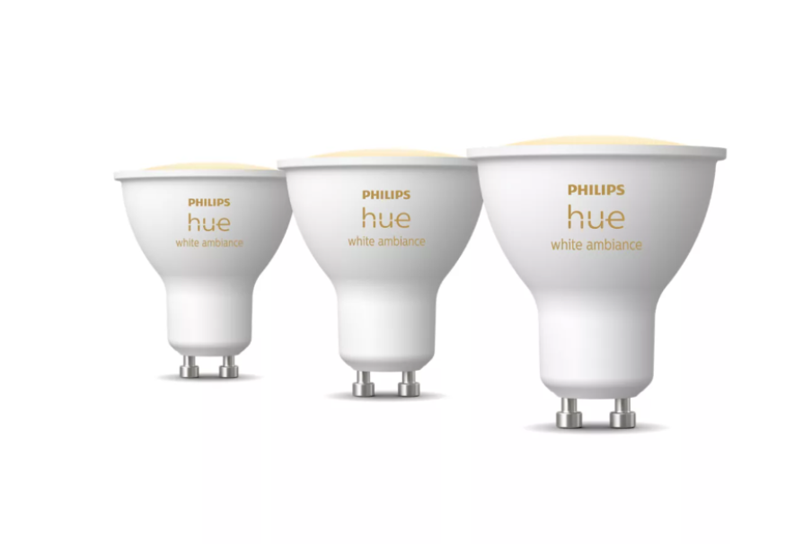 Lampadine led smart Philips Hue attacco GU10 3x4.2W 2200-6500K 3pz - 23009500 01