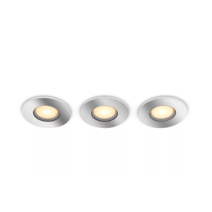 Faretti ad incasso led bluetooth dimmerabile  adore 3x4.2w 2200-6500k cromato 3pz - 31801400