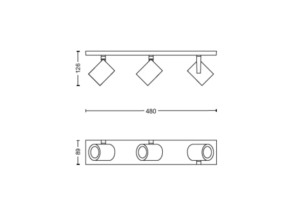 Spot led bluetooth Philips Hue Argenta 3x5.7W 2000-6500K bianco - 31813700 05