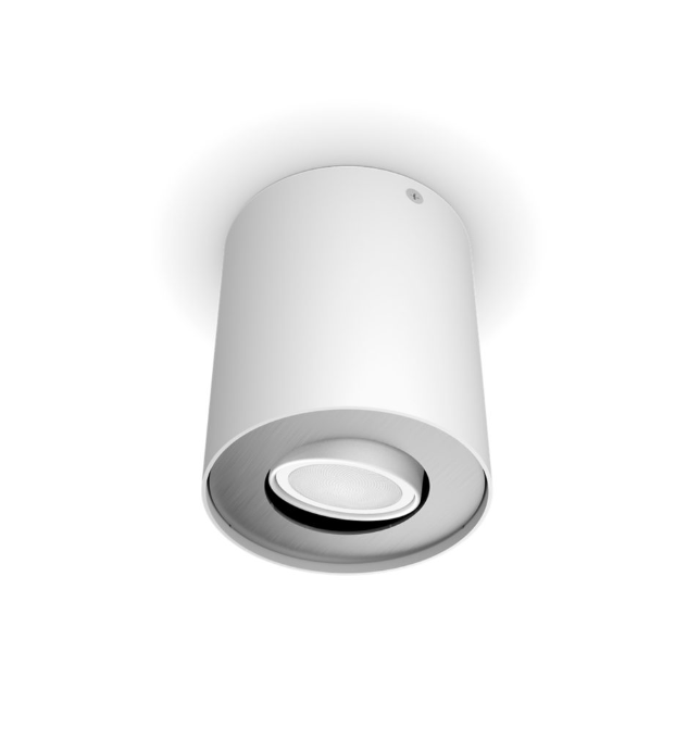 Faretto a plafone led bluetooth Philips Hue Pillar 4.2W 2200-6500K bianco - 32005500 02