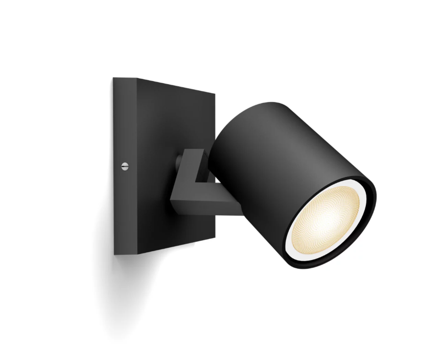 Spot led bluetooth dimmerabile Philips Hue Runner 4.2W 2200-6500K nero - 32071000 01