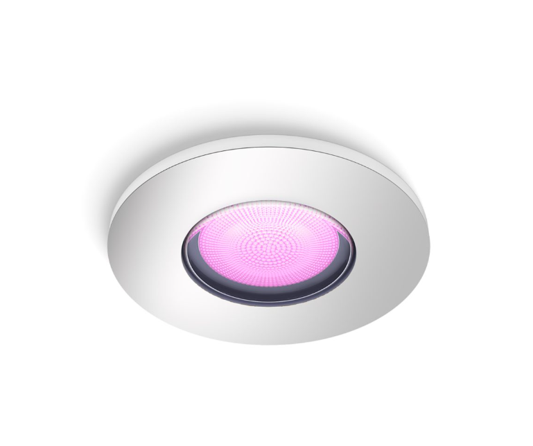 Faretto ad incasso led bluetooth Philips Hue Xamento 5.7W 2000-6500K cromato - 32095600 01