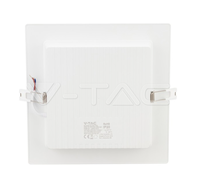 Pannello led quadrato V-tac 12W 3000K bianco VT-61012 - 10483 02