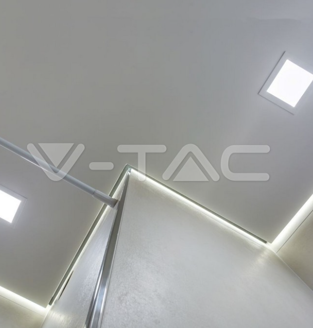 Pannello led quadrato V-tac 12W 3000K bianco VT-61012 - 10483 05