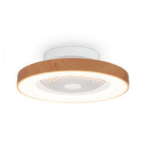 Ventilatore da soffitto con luce  tibet mini 70w 2700-5000k bianco legno - 7806