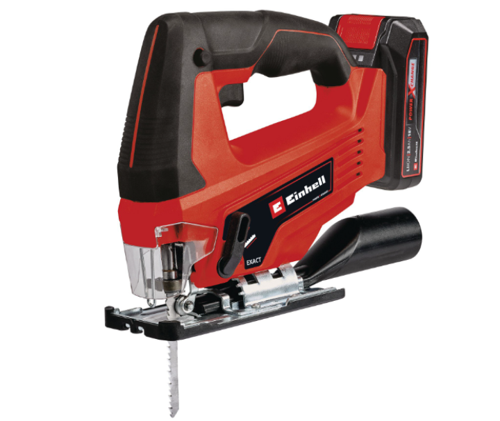 Seghetto alternativo a batteria Einhell TC-JS 18 Li 18V 2.5Ah rosso - 4321228 01