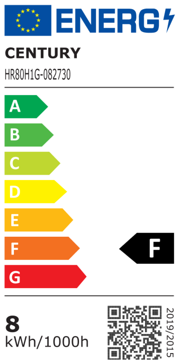 Lampadina led Century Harmony 80 attacco E27 8W 3000K - HR80H1G-082730 02