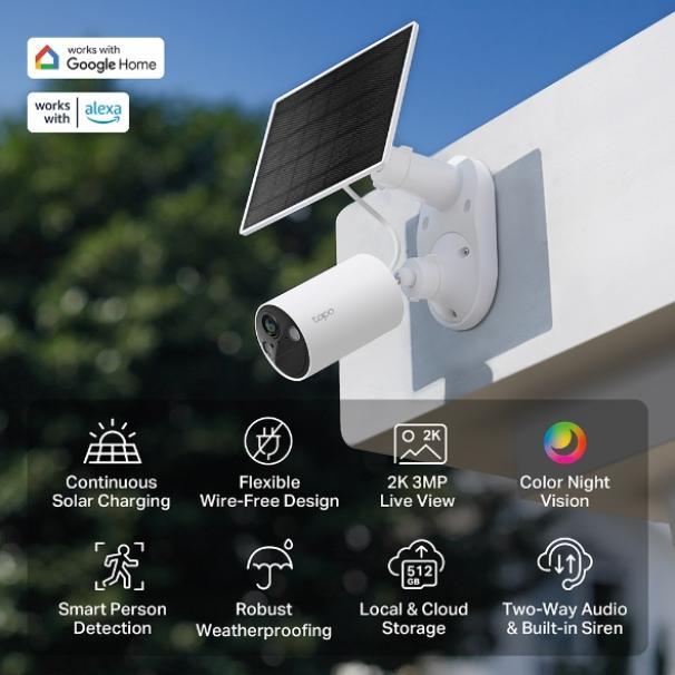 Telecamera Smart Tapo con pannello solare - TAPOTC82KIT 04