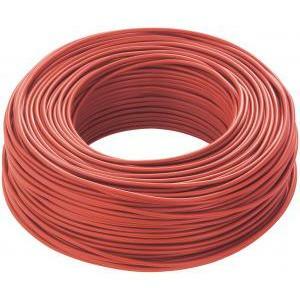 100 metri cavo unipolare cordina fs17 rosso sezione 1x1.5mmq n07v1,5r/b100 fs17-1,5r/b100