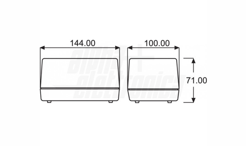 Alimentatore lineare Alpha Elettronica 24W 1000mA grigio - BC30050 03