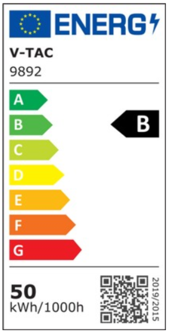 Proiettore led V-tac 50W 4000K nero VT-4456 - 9892 06