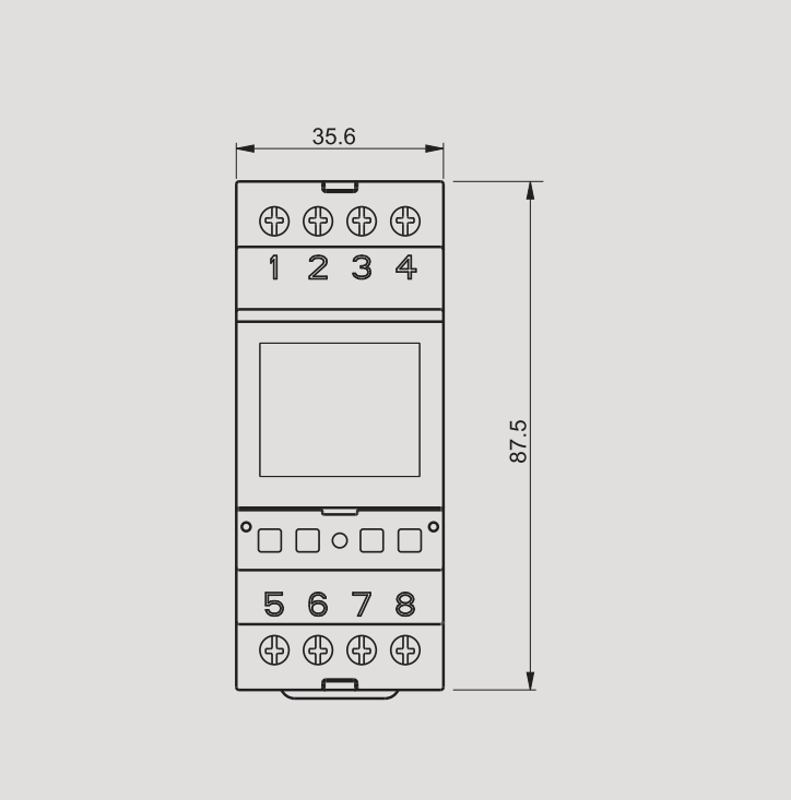 Rele di controllo Vemer 2 moduli DIN max 32A - VE475000 02