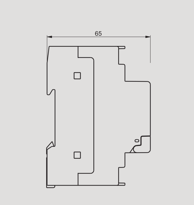 Rele di controllo Vemer 2 moduli DIN max 32A - VE475000 03