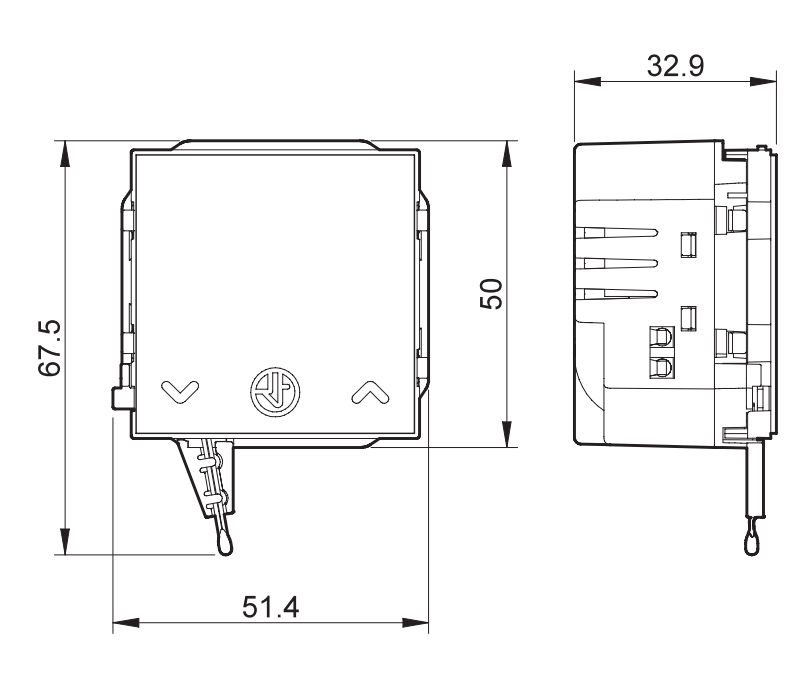 Termostato da incasso Finder 5A 230V bianco - 1TT182300000 02