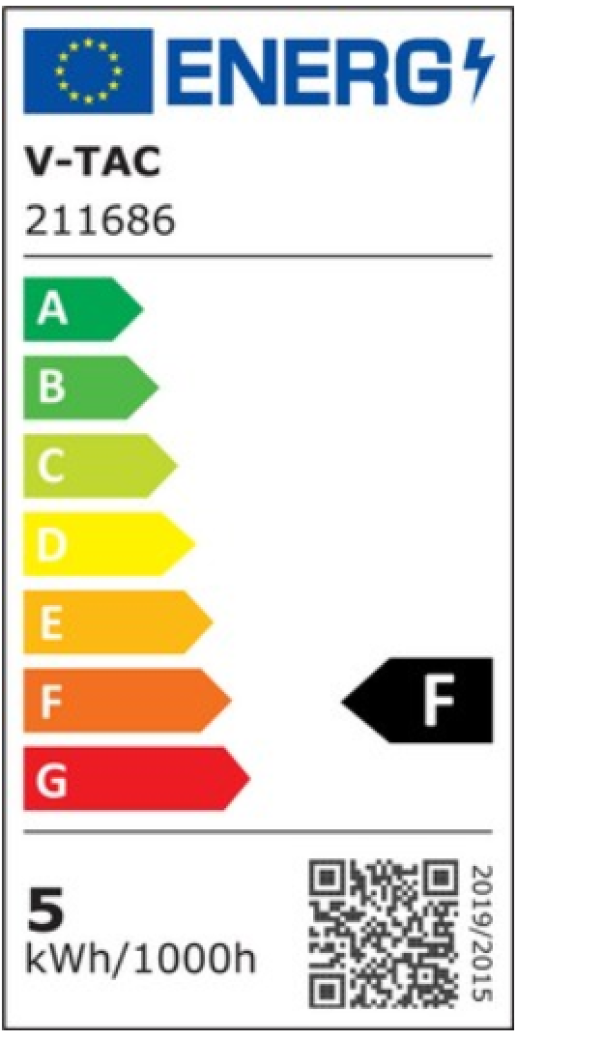 Lampadina led PAR16 V-tac attacco GU10 4.5W 4000K VT-1975 - 211686 06