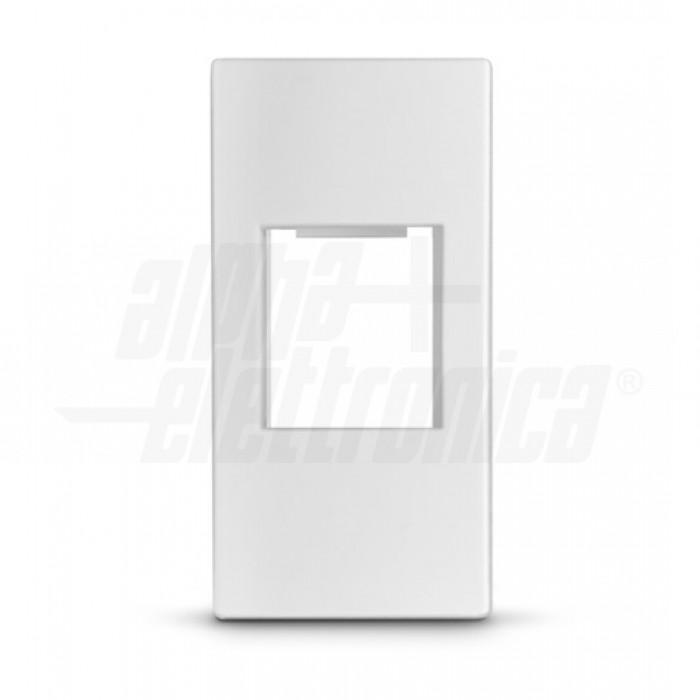 Adattatore keystone compatibile con Bticino MatixGo Alpha Elettronica 1 modulo bianco - 96-500-19 01