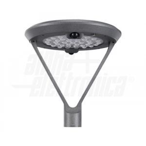 Lampione led a energia solare  modus 20w 3000k grigio antracite - jo638/vw1