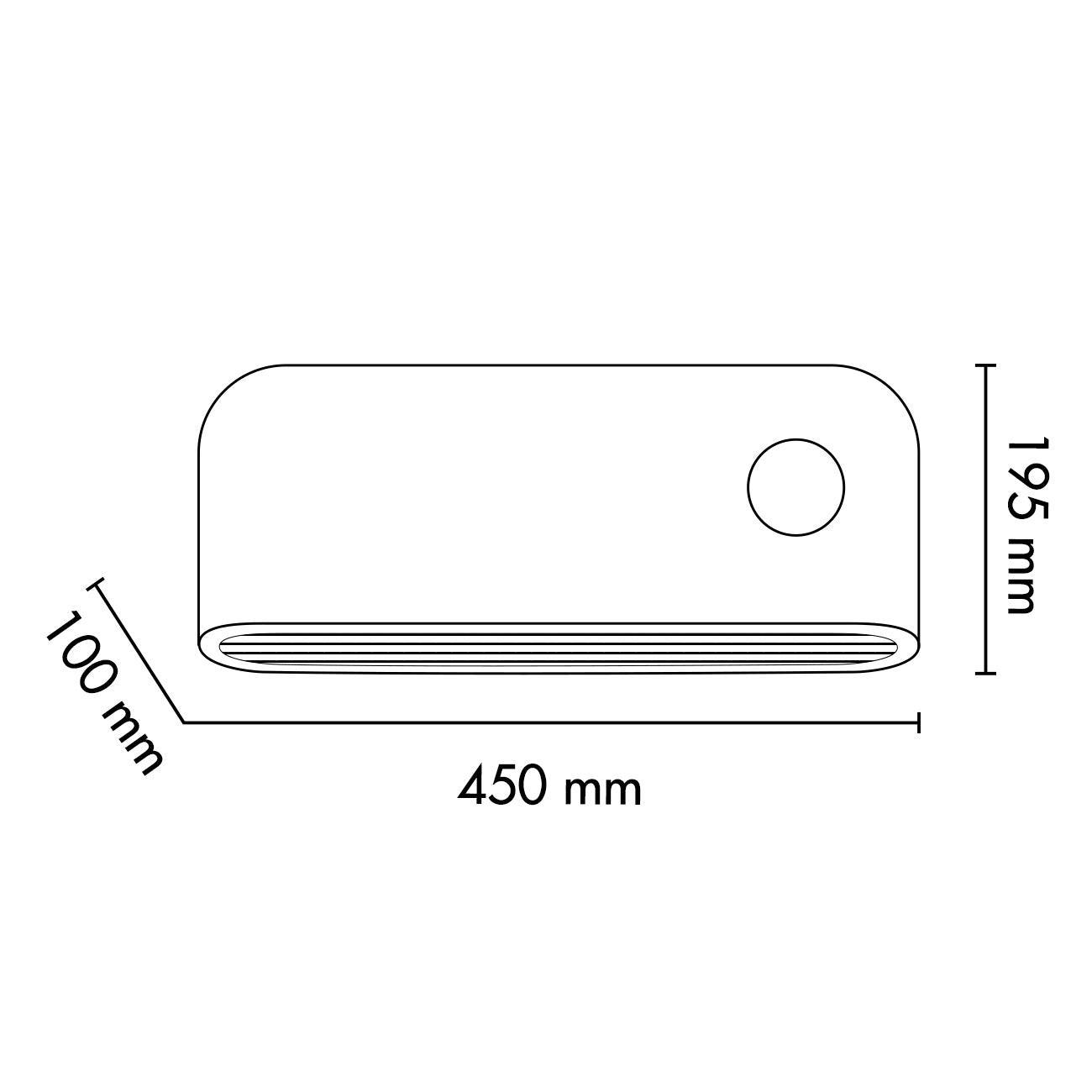 Termoventilatore ceramico a parete Argoclima 1000/2000W bianco - WILLIS 04