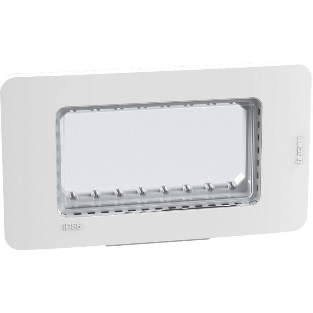 Placca Bticino MatixGO 4 moduli IP55 bianco - 28604W 01