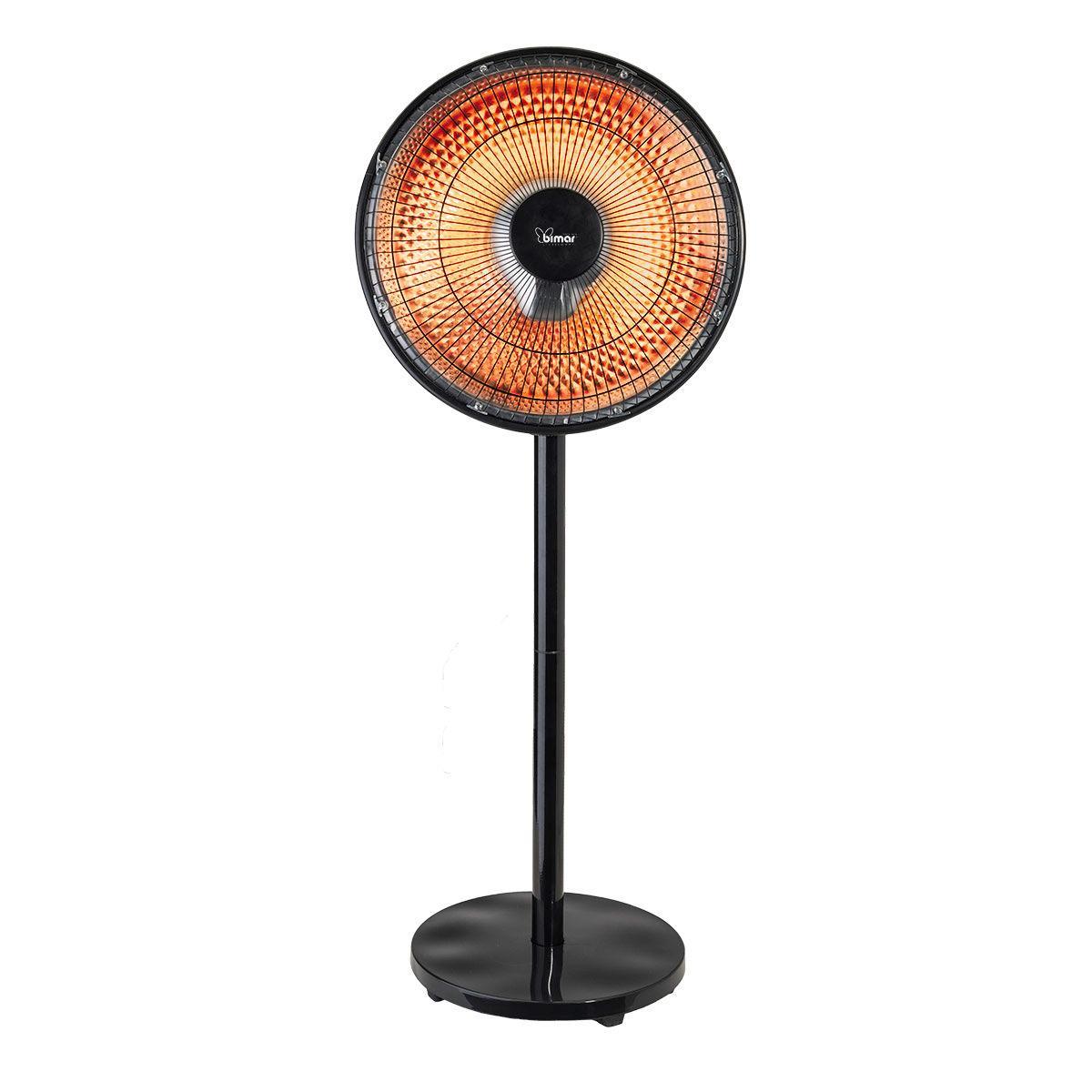 Stufa radiante a parabola Bimar Sole Mio max 1000W nero - HR320 01