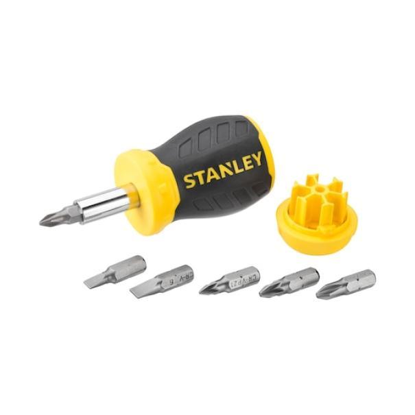 Giravite nano portainserti Stanley con 6 inserti - 0-66-357 01