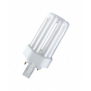 Lampadina fluorescente  gx24d-2 18w 3000k - dt18830