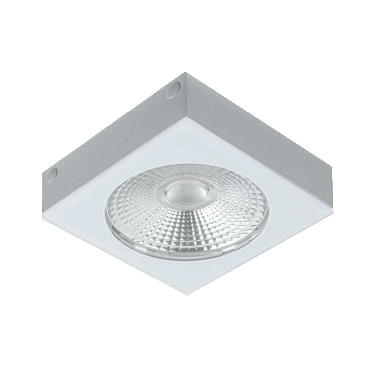 Faretto led Goccia Illuminazione 10W 3000K grigio alluminio - 1221AG3K 01