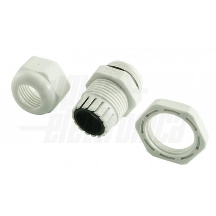 Serracavi Alpha Elettronica diametro cavi 10-14mm PG16 bianco - 514-16 02