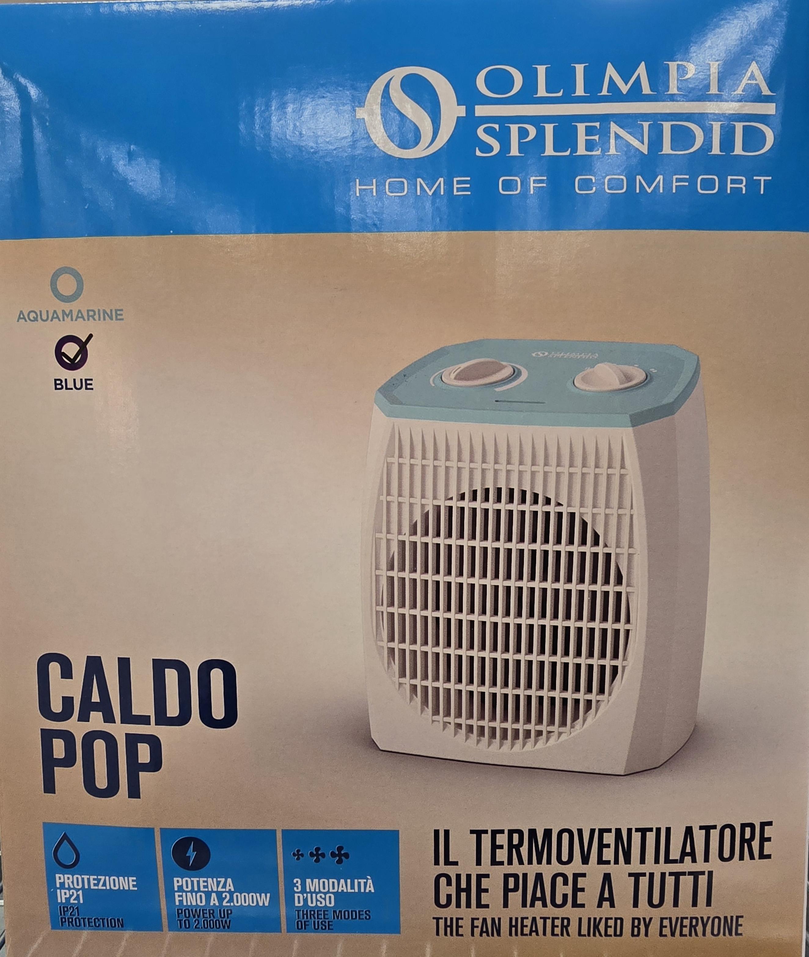 Termo ventilatore Olimpia Splendid modello Caldo POP blu - CALDOPOPB 01