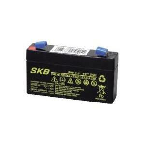 Gbs batteria al piombo ricaricabile  6v 1,3ah 98x24x52mm  38.6201.25