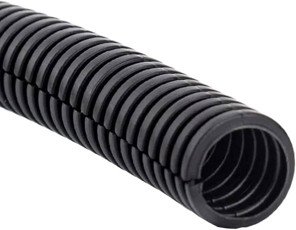 Tubo pieghevole con tirafilo Electraline diametro 16mm da 5m nero - 60604 01