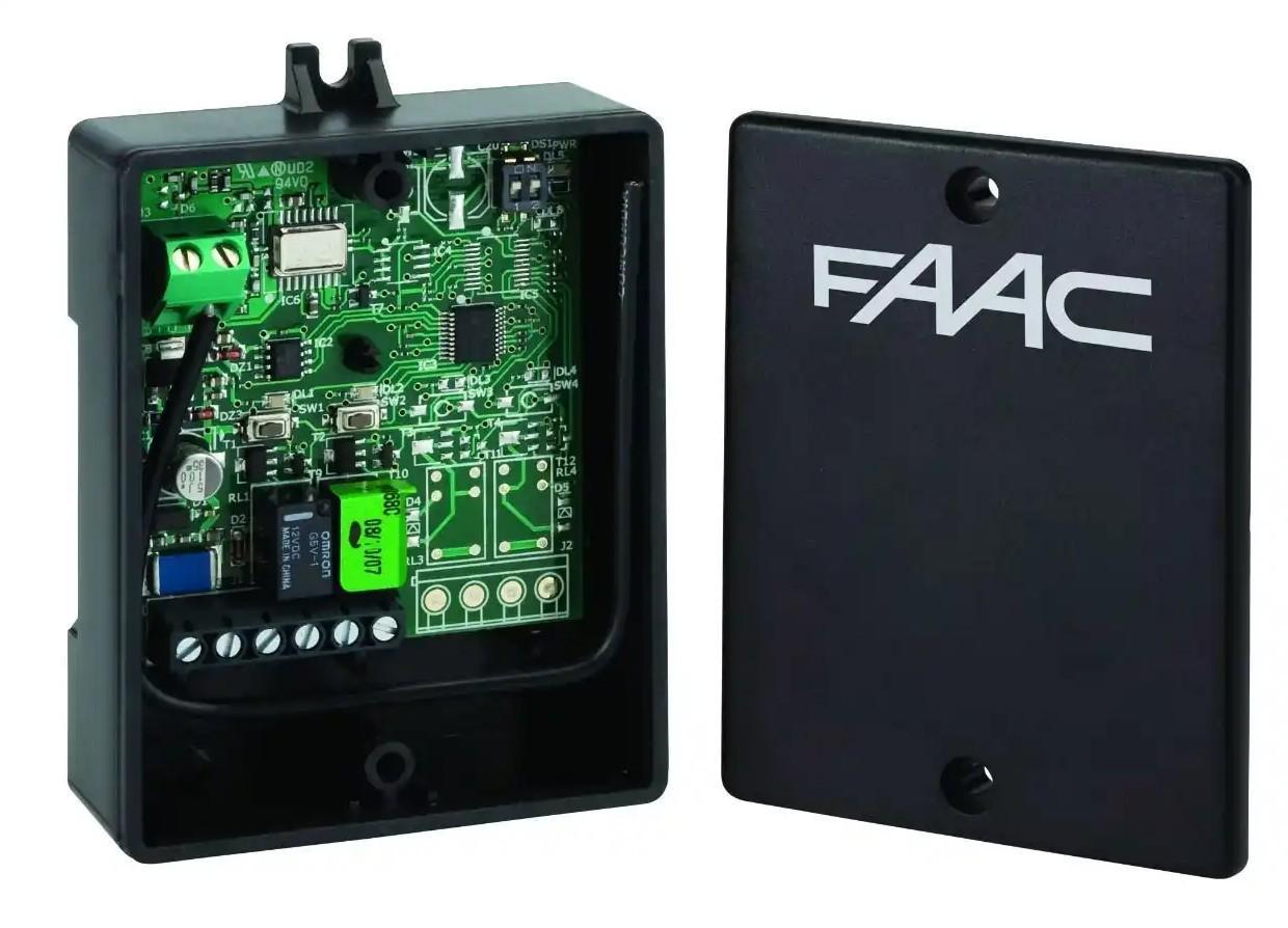 Ricevente radio Faac 2 canali 433-868Mhz max 100mA - 787023 01