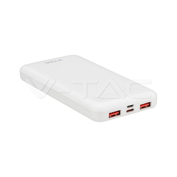 Powerbank V-tac 22.5W 10000mAh bianco VT-10005 - 7834 04