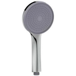 Soffione per doccia  eris diametro 11cm cromo e grigio - sapdoc0273cr