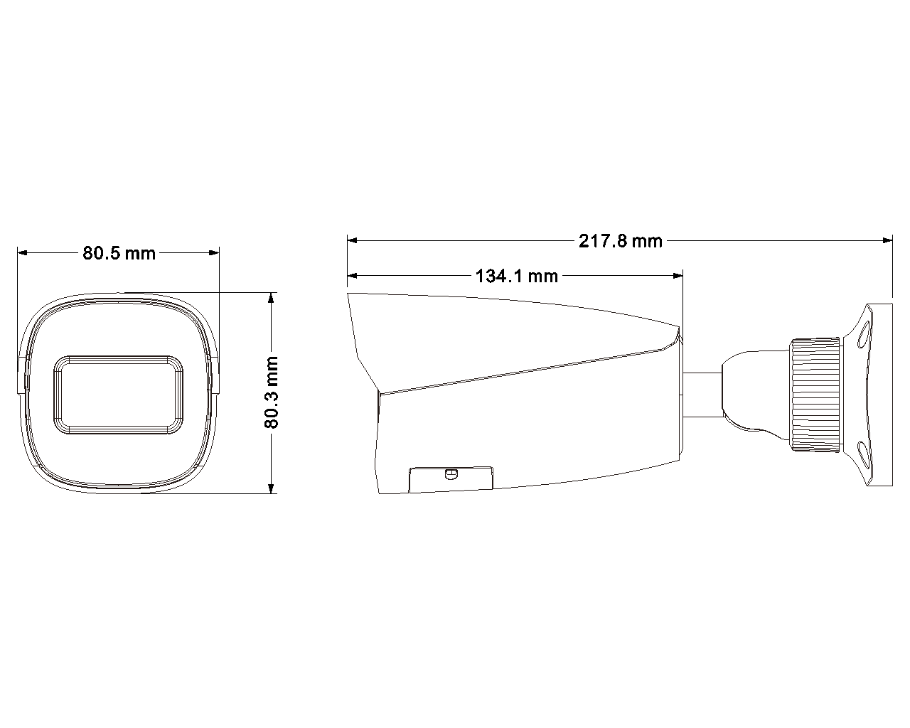 Telecamera IP bullet Vimar 2MP IP67 bianco - 4621.2812BA 02