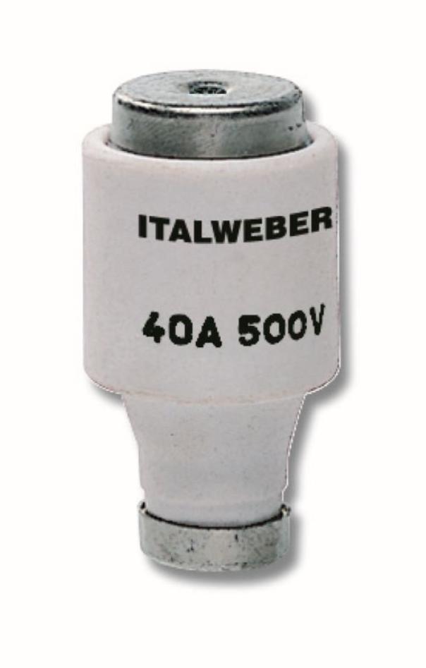 Fusibile ritardato Italweber 3.7W 2-100A nero - 1232035 01