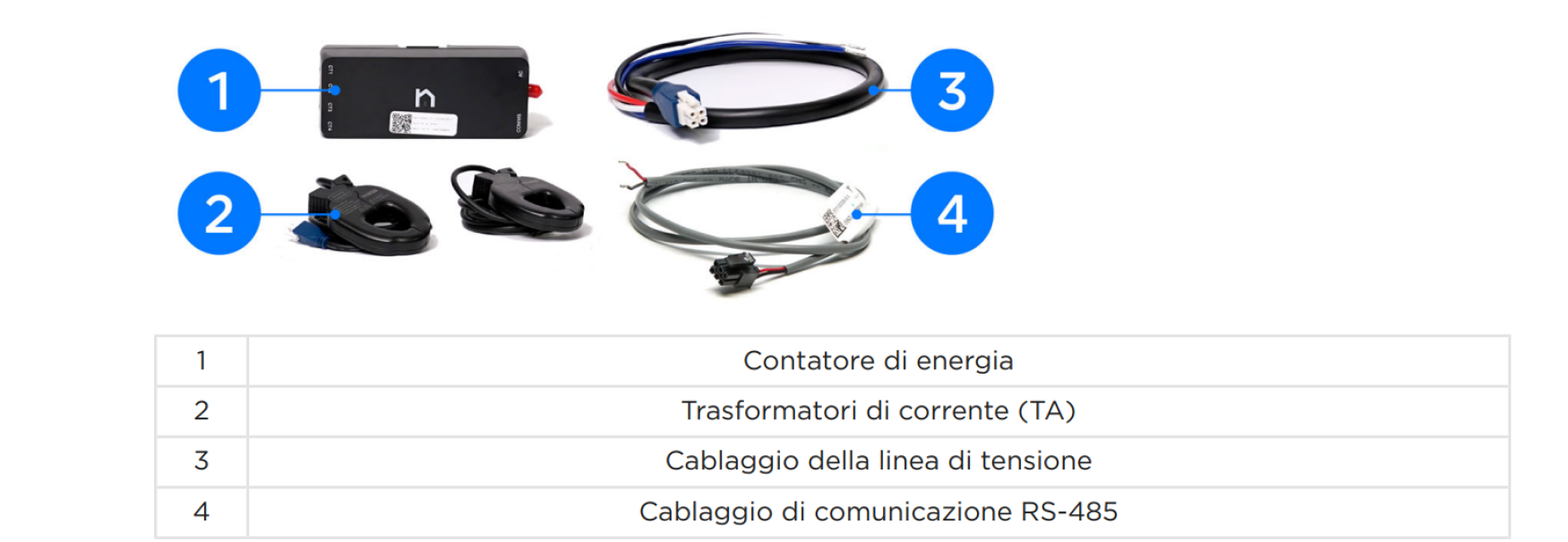 Kit contatore di energia remoto Tesla Neurio W2 per wallbox GEN3  - TE-KIT-NMW3 01